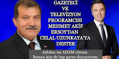 Aslolan ise ADAM olması. Bunun için de hep gurur duyuyorum. Allah yolunu açık etsin.