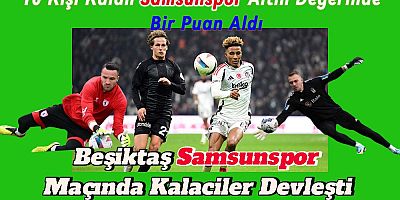 SAMSUNSPOR ALTIN DEĞERİNDE 1 PUAN ALDI